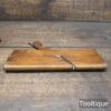 Rare Unrecorded Late 18th Century A. Hooper Beechwood Round or Hollowing Moulding Plane