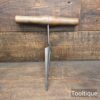 Antique Coopers Bunghole Tapered Auger Beech Handle - Good Condition