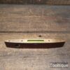 Vintage J. Rabone No: No: 1625 Mahogany Brass Boat Spirit Level - Good Condition
