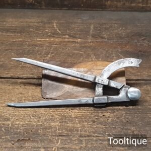 Vintage 6.5” Leatherworking Square Leg Wing Dividers - Refurbished For Use