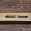 Vintage 8” Hockley Abbey No: 1621 Beechwood & Brass Spirit Level - Good Condition