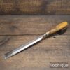 Vintage Robert Sorby 1” Long Series Bevel Edge Paring Chisel - Fully Refurbished