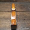 Vintage 1 ½” London Cast Iron Boxwood infill Shoulder Plane - Refurbished