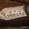 Vintage 8” W.H.C GPO 1969 Screwdriver ¼” Flat Drive - Refurbished