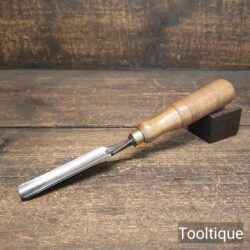 Antique 5/8” Thomas Ibbotson Carpenters Gouge Chisel - Refurbished Ready To Use