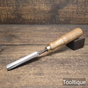 Antique 5/8” Thomas Ibbotson Carpenters Gouge Chisel - Refurbished Ready To Use