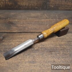 Vintage 1” Marples & Sons Forged Steel Carpenters Gouge Chisel - Refurbished
