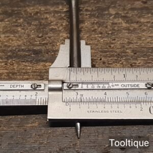 Vintage Leatherworking 3/16” Awl Hardwood Handle - Refurbished