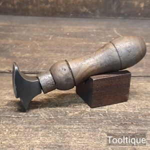 Vintage Leatherworking Creasing Iron Ashwood Handle - Good Condition Vintage Leatherworking Creasing Iron Ashwood Handle - Good Condition