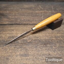 Vintage 3/16” Marples & Sons Firmer Chisel Boxwood Handle - Refurbished For Use