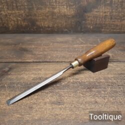 Vintage English 3/8” Carpenters Forged Steel Bevel Edge Chisel - Refurbished