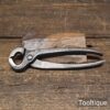 Vintage Small 6” Pair of Cast Steel Pincers - Refurbished Ready For Use