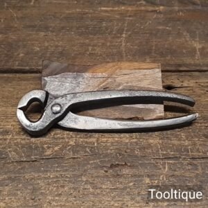 Vintage Small 6” Pair of Cast Steel Pincers - Refurbished Ready For Use