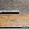 Antique ½” Leatherworking Arc Shaped Cast Steel Pinking Iron - Good/Fair Condition