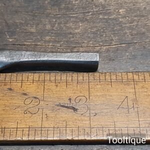 Antique ½” Leatherworking Arc Shaped Cast Steel Pinking Iron - Good/Fair Condition