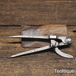 Antique 6” Alex Mathieson Cast Steel Wing Dividers - Refurbished Ready To Use