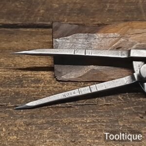 Antique 6” Alex Mathieson Cast Steel Wing Dividers - Refurbished Ready To Use