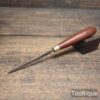 Vintage I. Sorby 1/16” Wide Firmer Chisel Mahogany Handle - Refurbished