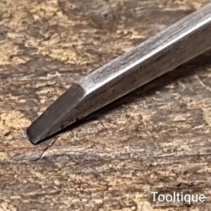 Vintage I. Sorby 1/16” Wide Firmer Chisel Mahogany Handle - Refurbished