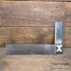 Vintage Carpenters Ebony & Brass 12” Square - Refurbished Ready To Use