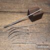 7 No: Vintage Curved Crafting Cast Steel Needles - Refurbished