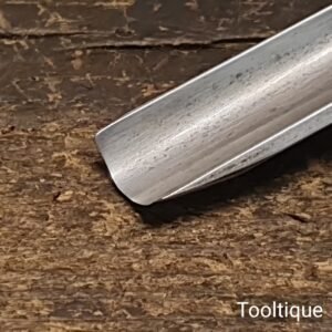 Vintage 9/16” Ward & Payne Forged Steel Carpenters Gouge Chisel - Refurbished