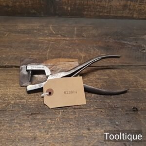 Vintage George Barnsley No: 5 Leathering Punching Hole Pliers - Good Condition