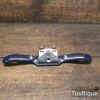 Vintage Record Tools No: 0151 Flat Sole Screw Adjustment Spokeshave - Refurbished