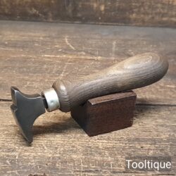 Vintage Cobblers Leatherworking Glazing Iron - Good Condition