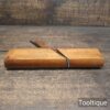 Crisp Vintage No: 12 Skew Iron Round or Hollowing Beechwood Moulding Plane