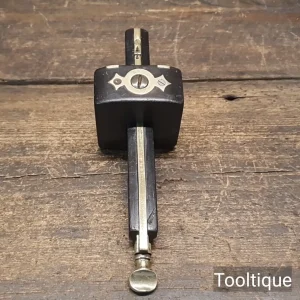 Vintage Ebony & Brass Carpenters Mortice Gauge - Fully Refurbished