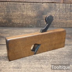 Vintage 7/8” Beechwood Skew Iron Rabbet Plane - Refurbished Ready To Use