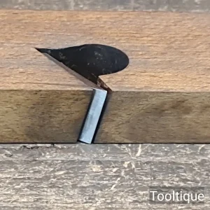 Vintage 7/8” Beechwood Skew Iron Rabbet Plane - Refurbished Ready To Use