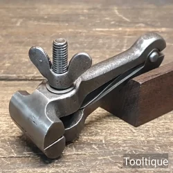 Vintage Modelmakers Sprung Loaded Cast Steel Hand Vice 1 ½” Jaws - Refurbished