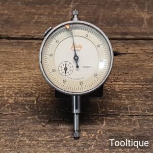 Vintage Baty London Engineers .0005” Imperial Dial Gauge - Good Condition
