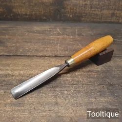 Vintage 15/16” S.J Addis No: 5 Woodcarving Straight Gouge Chisel - Refurbished
