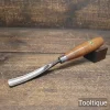 Vintage 5/8” Henry Taylor No: 16 Woodcarving Curved Stem Gouge Chisel - Ready For Use