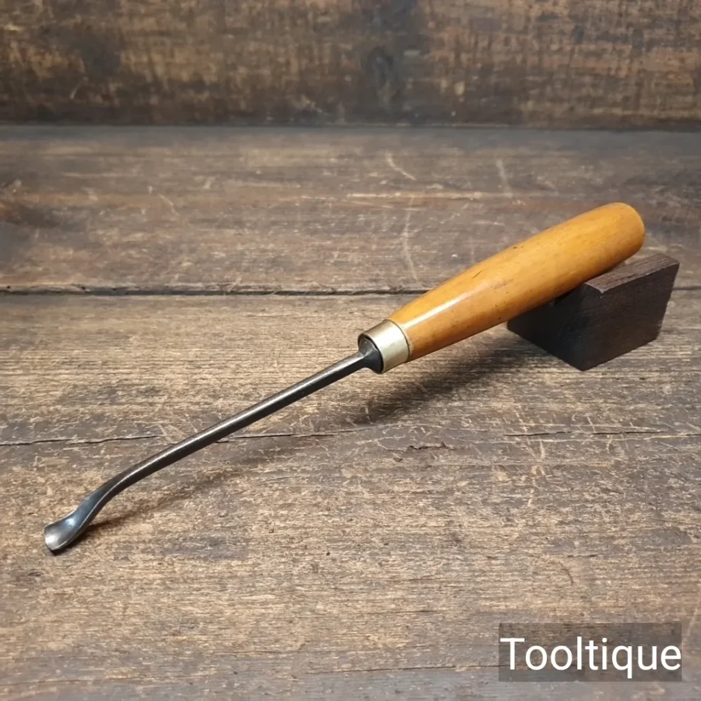 Vintage 3/8” S.J Addis Woodcarving Spoon Gouge Chisel - Ready For Use