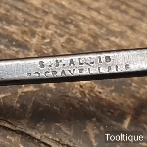  Vintage 3/8” S.J Addis Woodcarving Spoon Gouge Chisel - Ready For Use