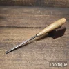 Vintage ¼” J.B Addis & Sons Woodcarving Deep Gouge Chisel - Ready To Use