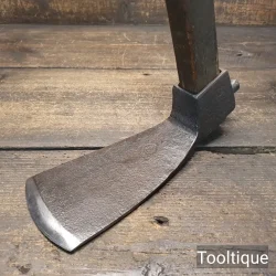 Antique William Gilpin Carpenters No: 2 Adze with Early WG Mark - Refurbished