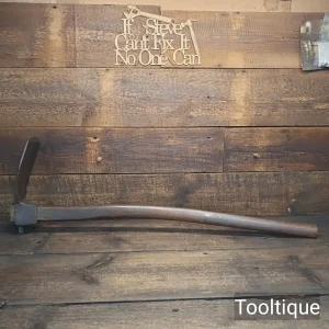 Antique William Gilpin Carpenters No: 2 Adze with Early WG Mark - Refurbished