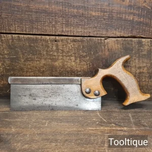 Vintage 8” C.H Gray Sheffield Steel Back Dovetail Hand Saw - Refurbished Sharpened