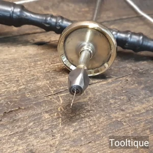 Vintage Antique Jeweller’s Ebony Brass Bow Drill - Good/Fair Condition