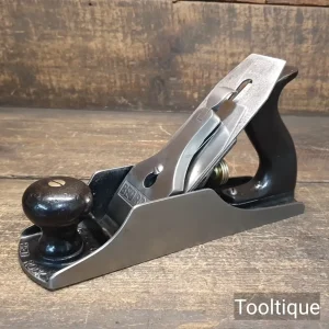 Antique PAT 1910 Stanley Bedrock USA No: 604 ½ Wide Bodied Smoothing Plane - Fully Refurbished