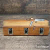 Crisp Vintage Griffiths of Norwich Boxed Moving Fillister Plane - Refurbished
