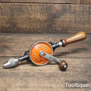 Vintage Stanley No: 803 Double Pinion Egg Beater Type Hand Drill - Refurbished