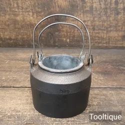 Antique J&J Siddons No: 50 Cast Iron Glue Pot - Cleaned Ready For Use