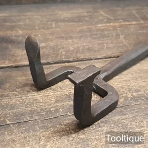 Antique Hand forged Steel Coopers Flagging Iron - Good Condition
