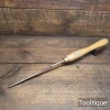 Vintage ¼” Woodturning Spindle HSS Gouge - Good Condition